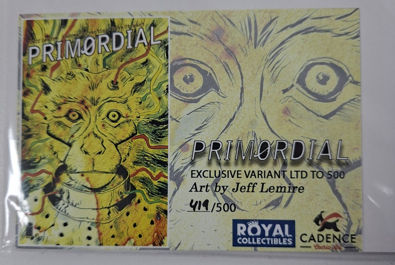 Primordial #1 Cadence variant limited to 500 prints!